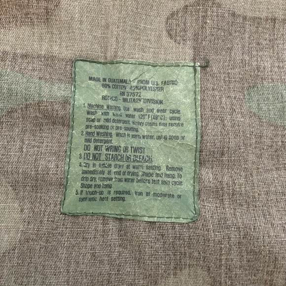 Vintage Repurposed Camo Shirt Jacket (Unisex) - Picture 10 of 10